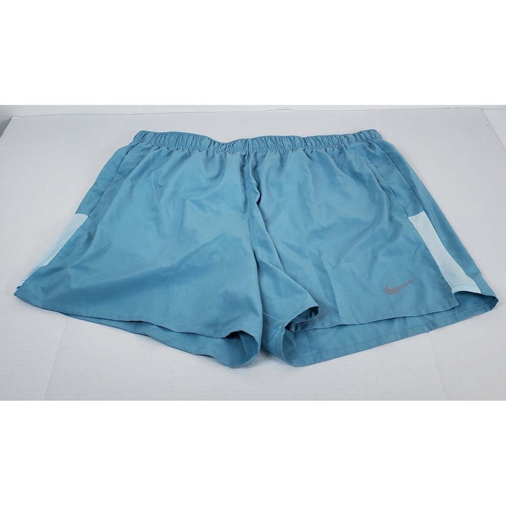 Nike Challenger Dri-FIT 5 Inch Running Shorts Light Blue Mens XXL CZ9062-440